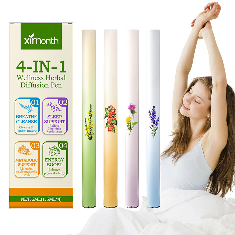 Herbal Wellness For You - Set de 4 Bolígrafos Difusores de