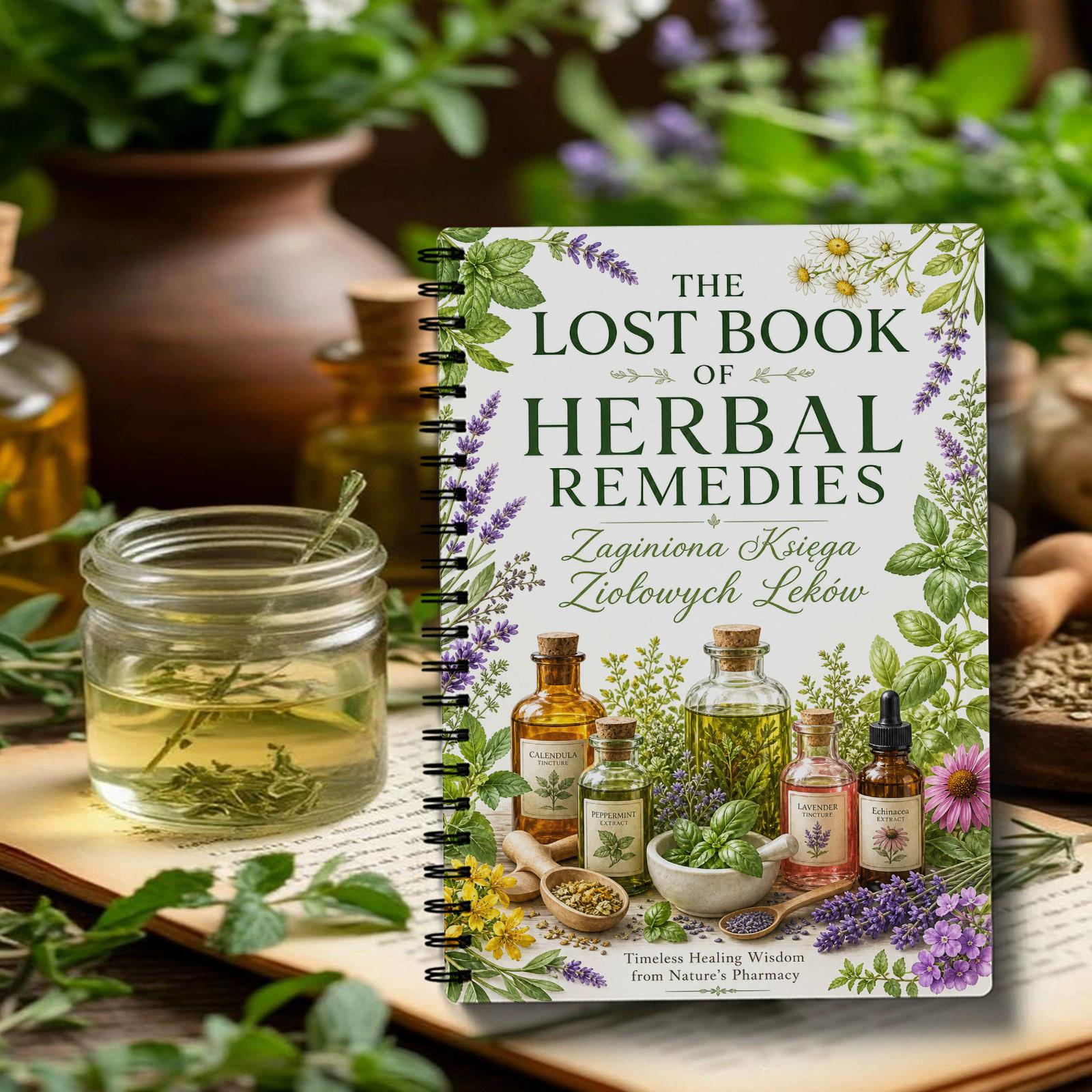 Cuaderno Espiral de Remedios H - Herbal Wellness For You reseña y precio