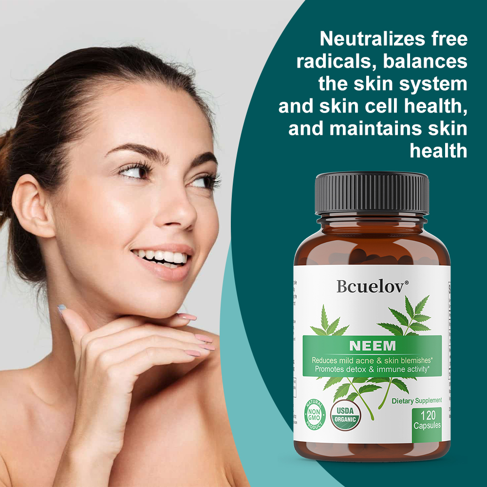 Cápsulas de Hoja de Neem Orgán - Herbal Wellness For You reseña y precio