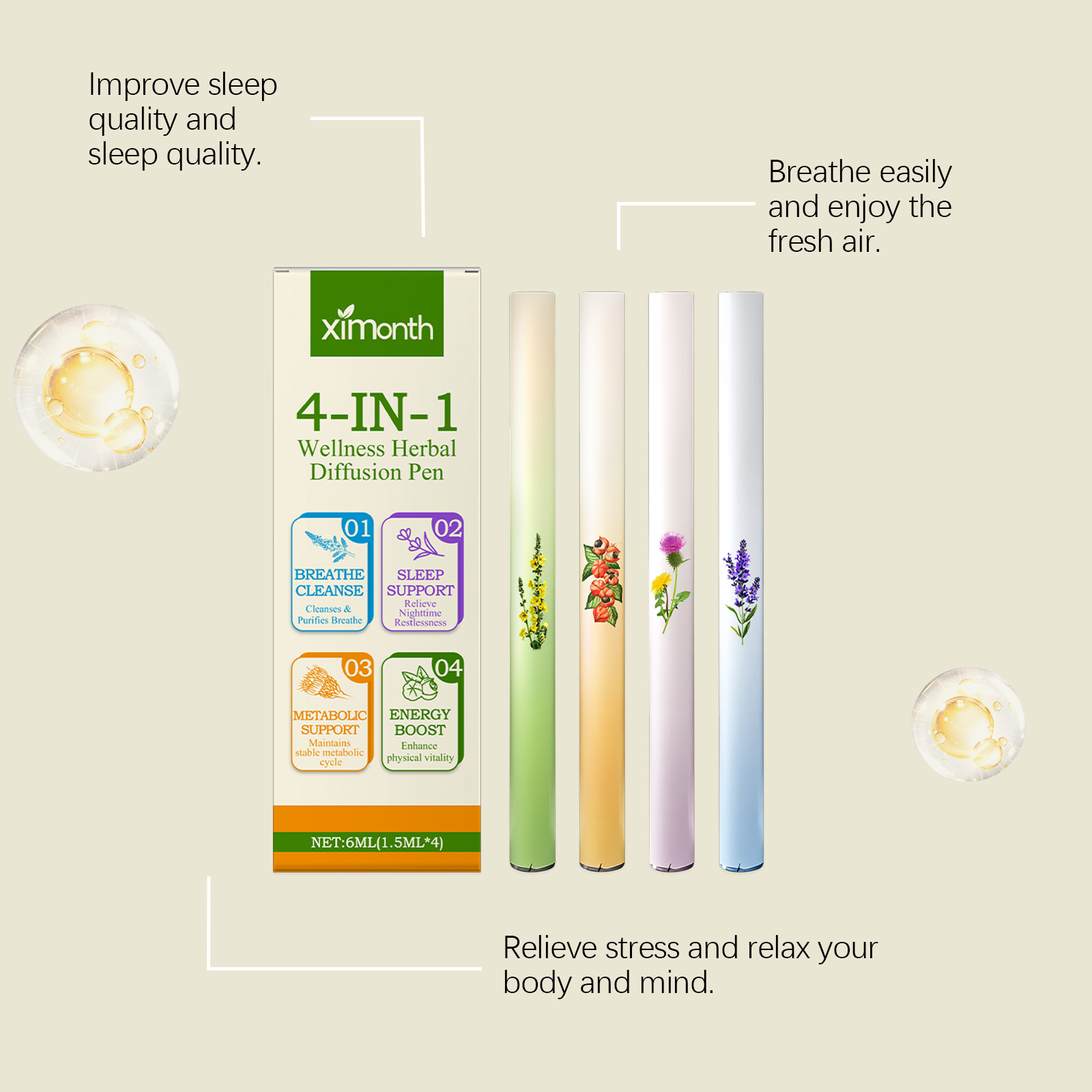 Palo combinado de energía a ba - Herbal Wellness For You reseña y precio