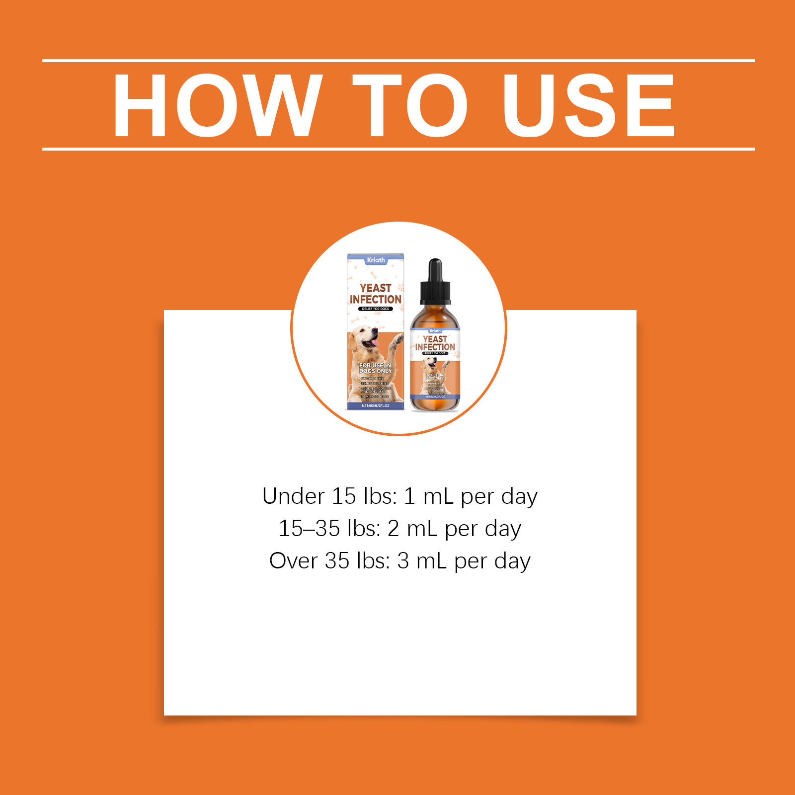 Gotas Herbales para Perros - S - Herbal Wellness For You reseña y precio