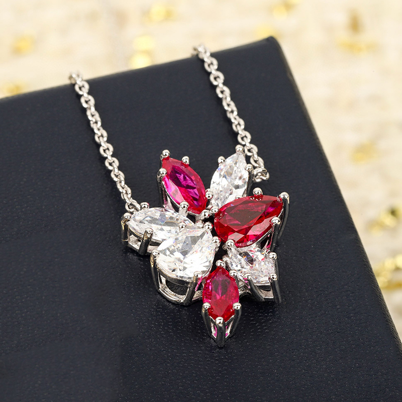 Joyería de plata de ley 925 pu - Red Clover Flower reseña y precio