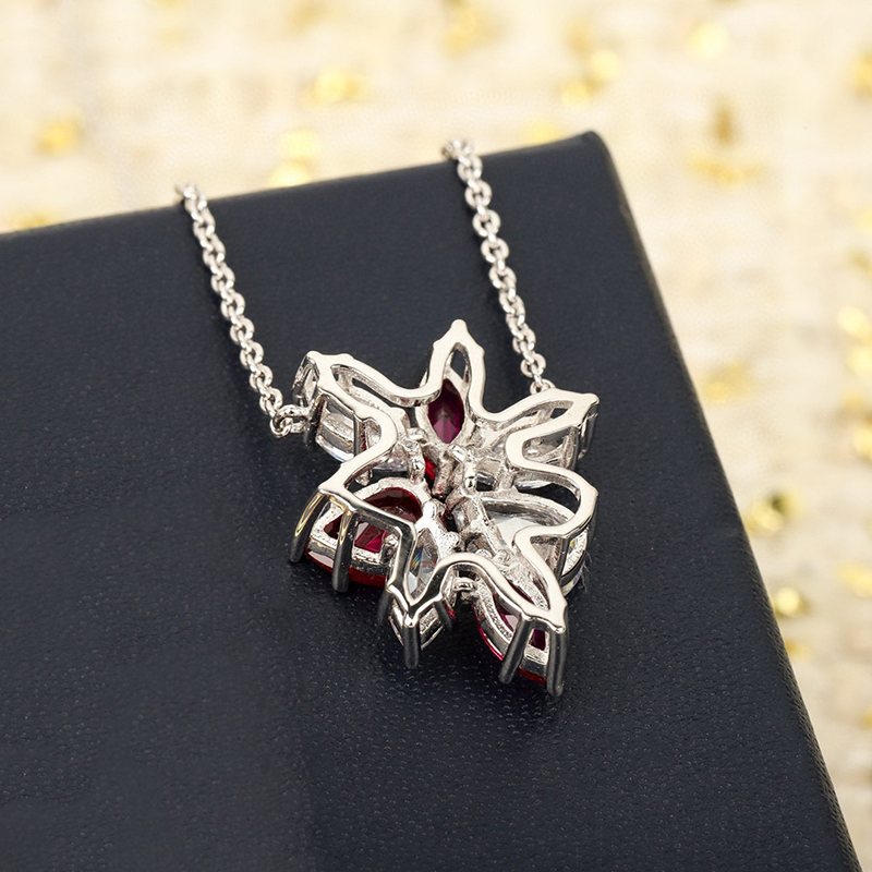 Joyería de plata de ley 925 pu - Red Clover Flower reseña y precio